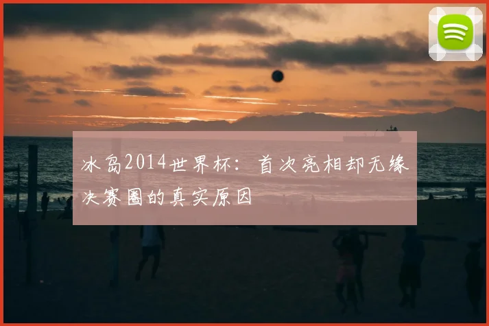 冰岛2014世界杯:首次亮相却无缘决赛圈的真实原因