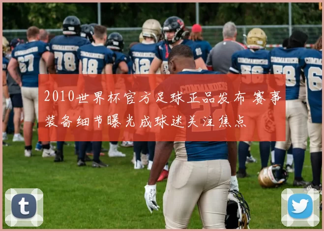 2010世界杯官方足球正品发布 赛事装备细节曝光成球迷关注焦点